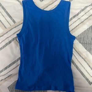 🔴H&M Royal Blue Open Back Tank